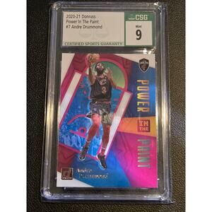 2020-21 Donruss #7 Andre Drummond Power in the Paint CSG 9